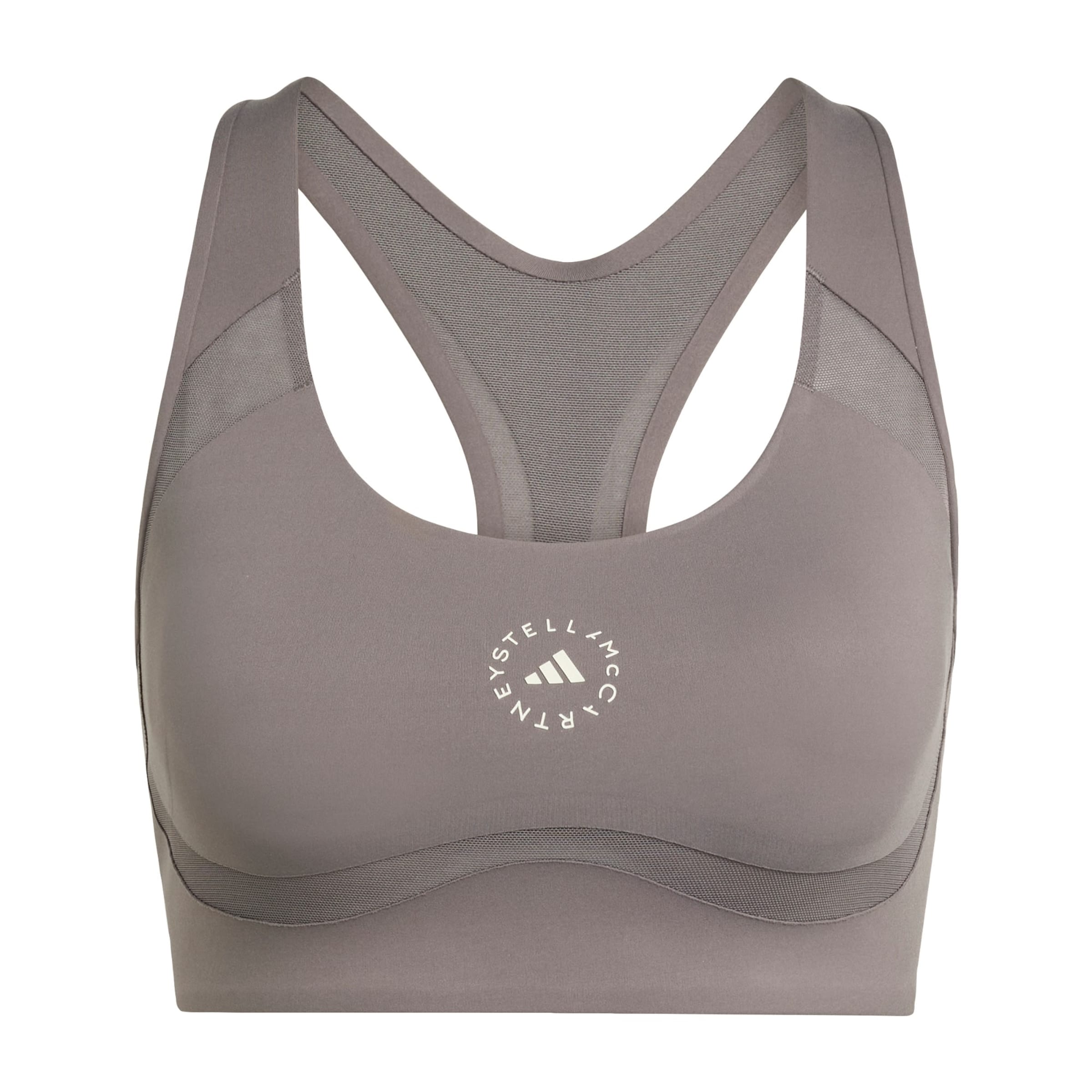 ADIDAS BY STELLA MCCARTNEY Bustier Sports-BH 'Power Impact Training Bra Medium' i brun: forside