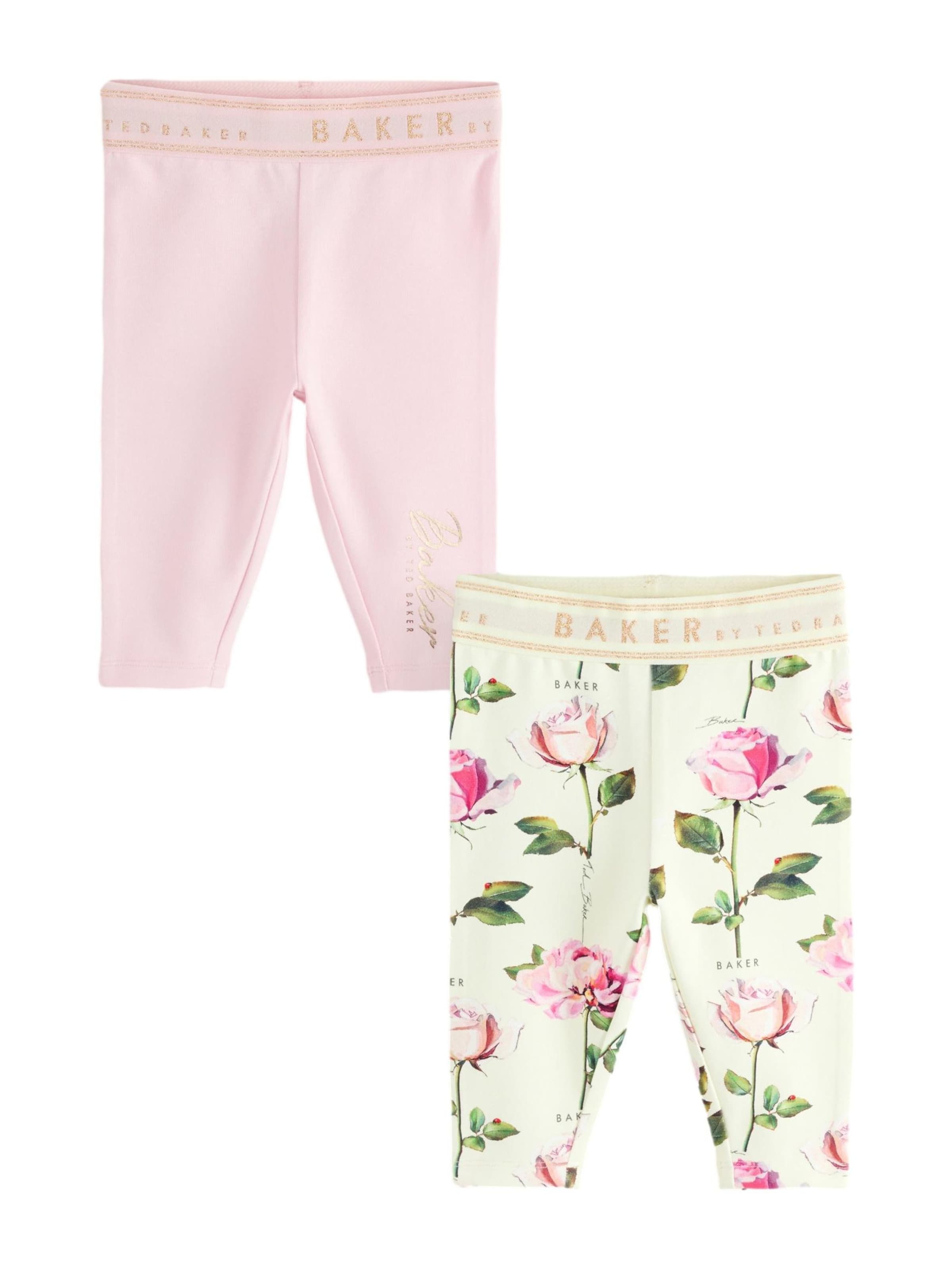 Skinny Leggings Baker by Ted Baker en rose : devant