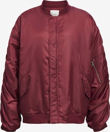 OBJECT Overgangsjakke i rød: forside