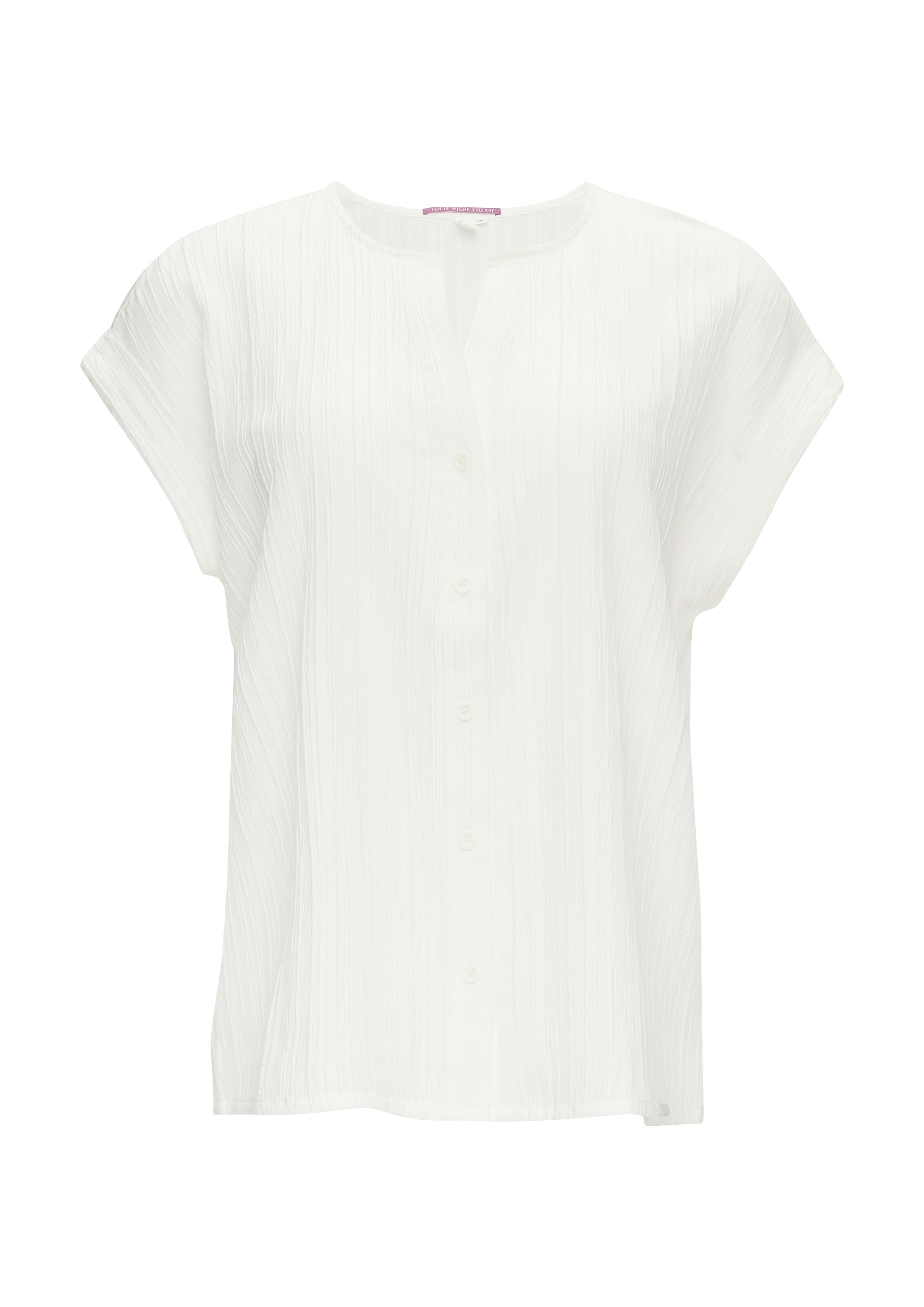 Chemisier QS en blanc : devant