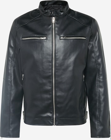 Veste mi-saison 'GRAIN' JACK & JONES en noir : devant