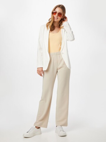 Samsøe Samsøe Loose fit Trousers 'Hoys' in Beige