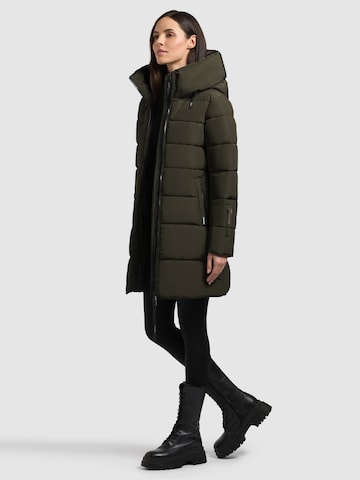 khujo Winter Jacket 'Grimes' in Green
