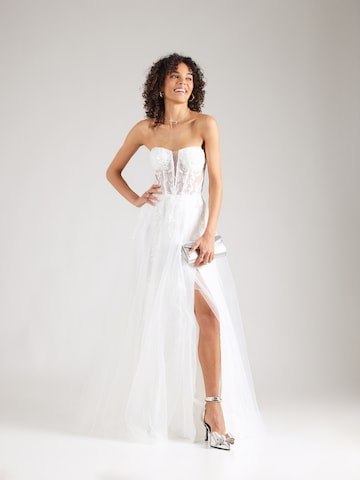 LUXUAR Iltapuku värissä beige: etupuoli