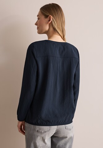CECIL Strukturtunika in Blau