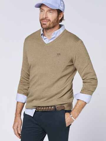 Polo Sylt Pullover in Beige