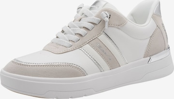 Baskets basses Tamaris en blanc : devant