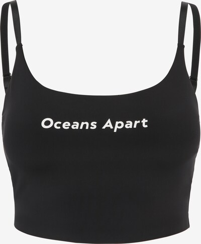 OCEANSAPART Sporttopp 'Beauty' i svart / vit, Produktvy