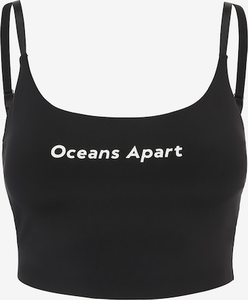 OCEANSAPART Sport top 'Beauty' - fekete: elől