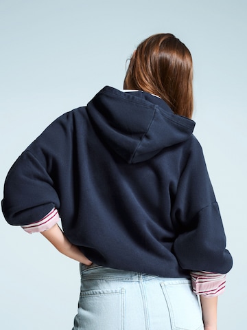 Bershka Majica | modra barva