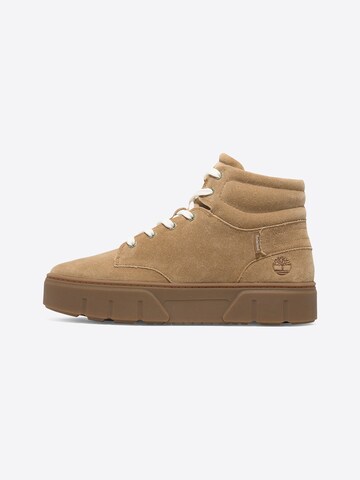 TIMBERLAND Hög sneaker i beige