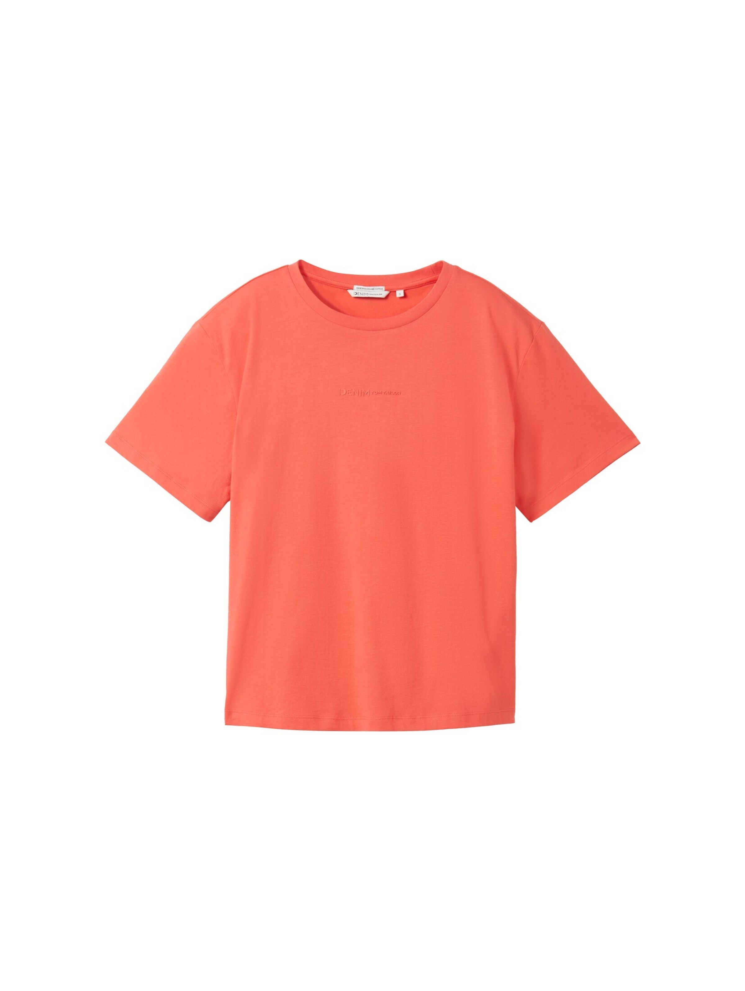 TOM TAILOR DENIM Shirt in Rood: voorkant