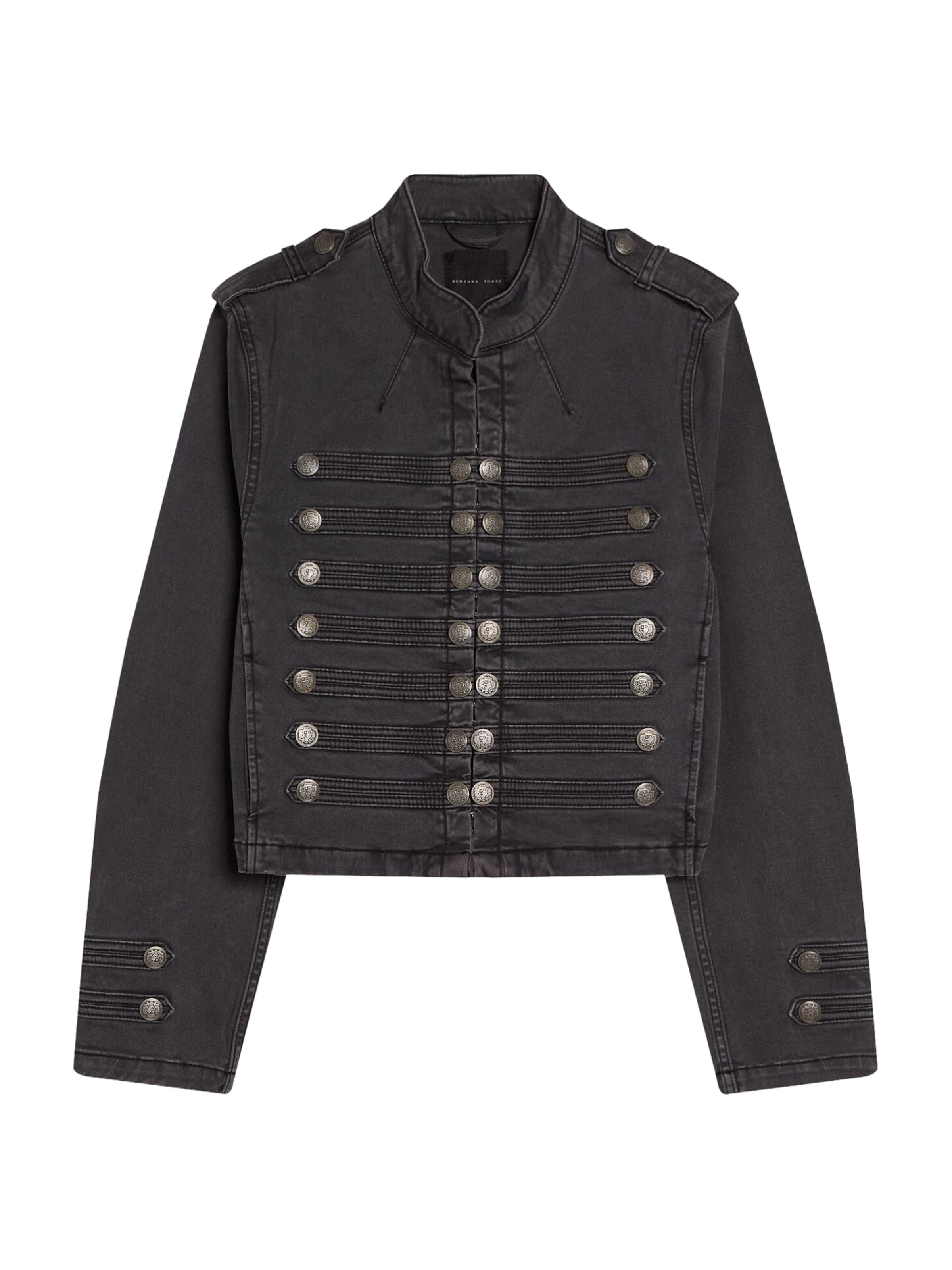 Bershka Välikausitakki värissä harmaa: etupuoli