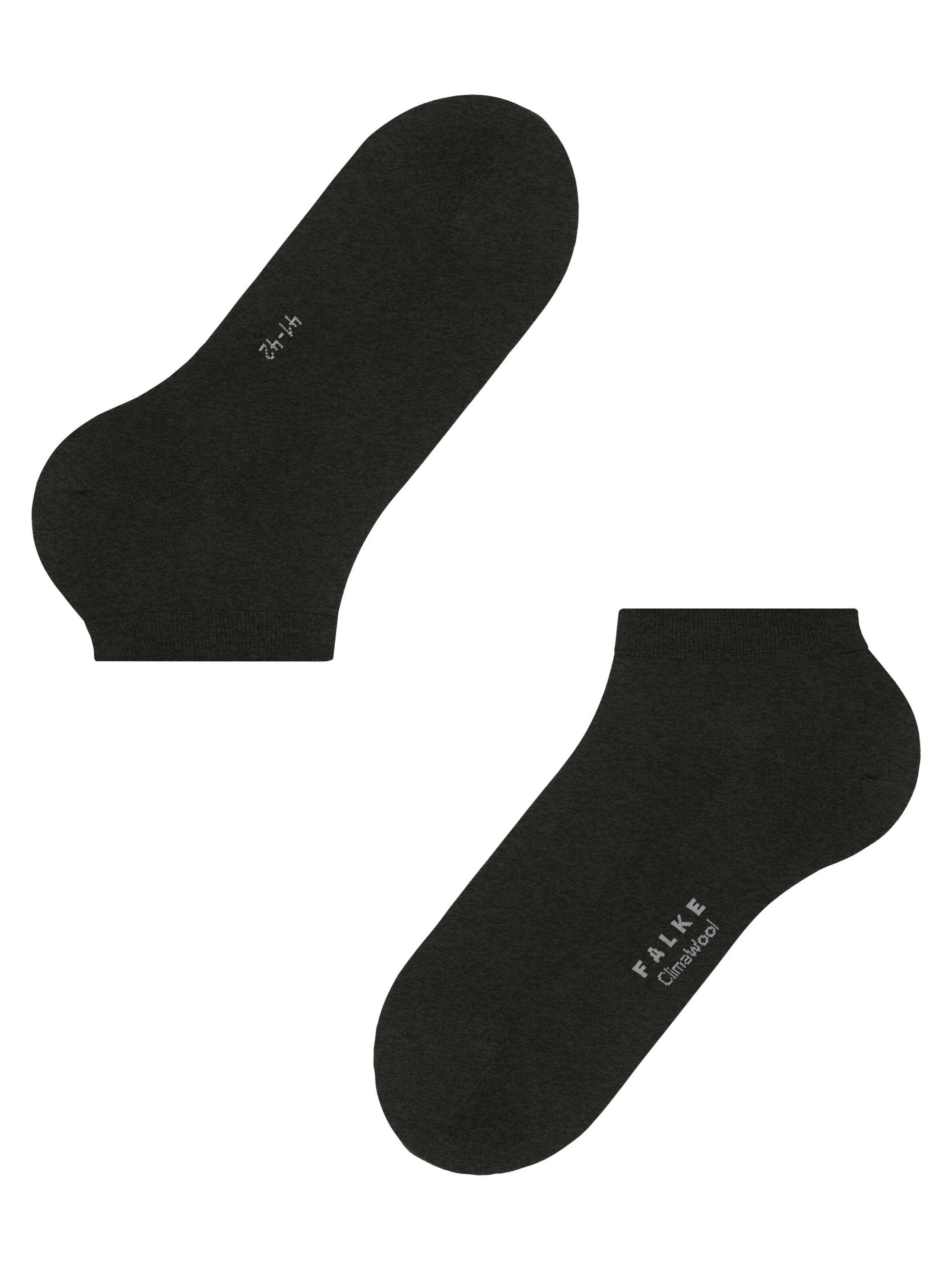 FALKE Socks 'ClimaWool' in Grey