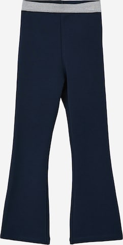 s.Oliver Flared Leggings in Blue: front