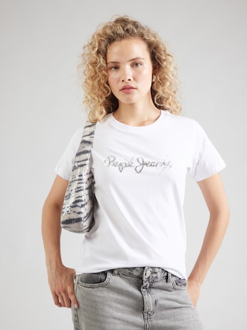 Pepe JeansMajica - bijela boja: prednji dio