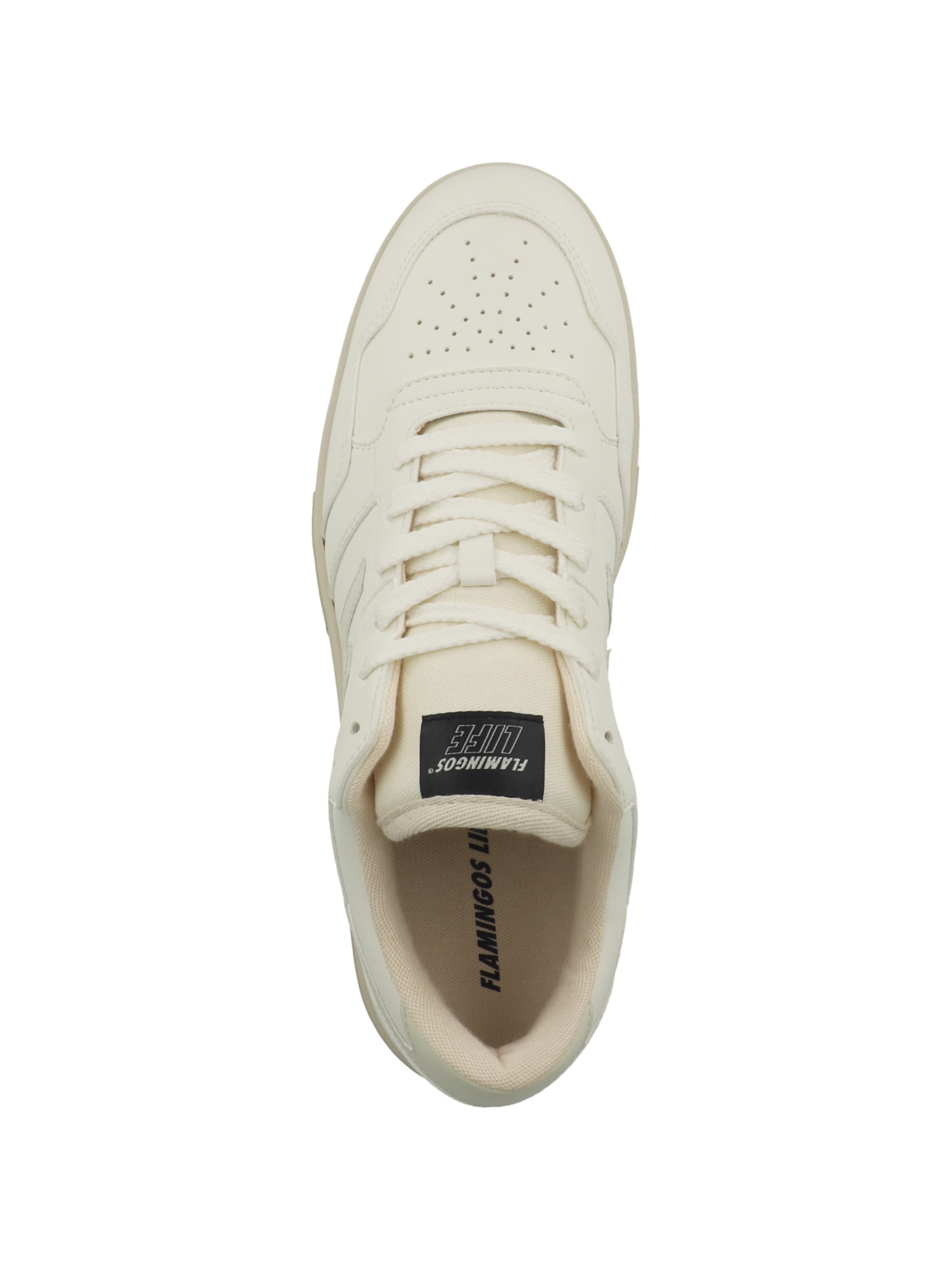 Baskets basses 'Saline' Flamingos Life en blanc