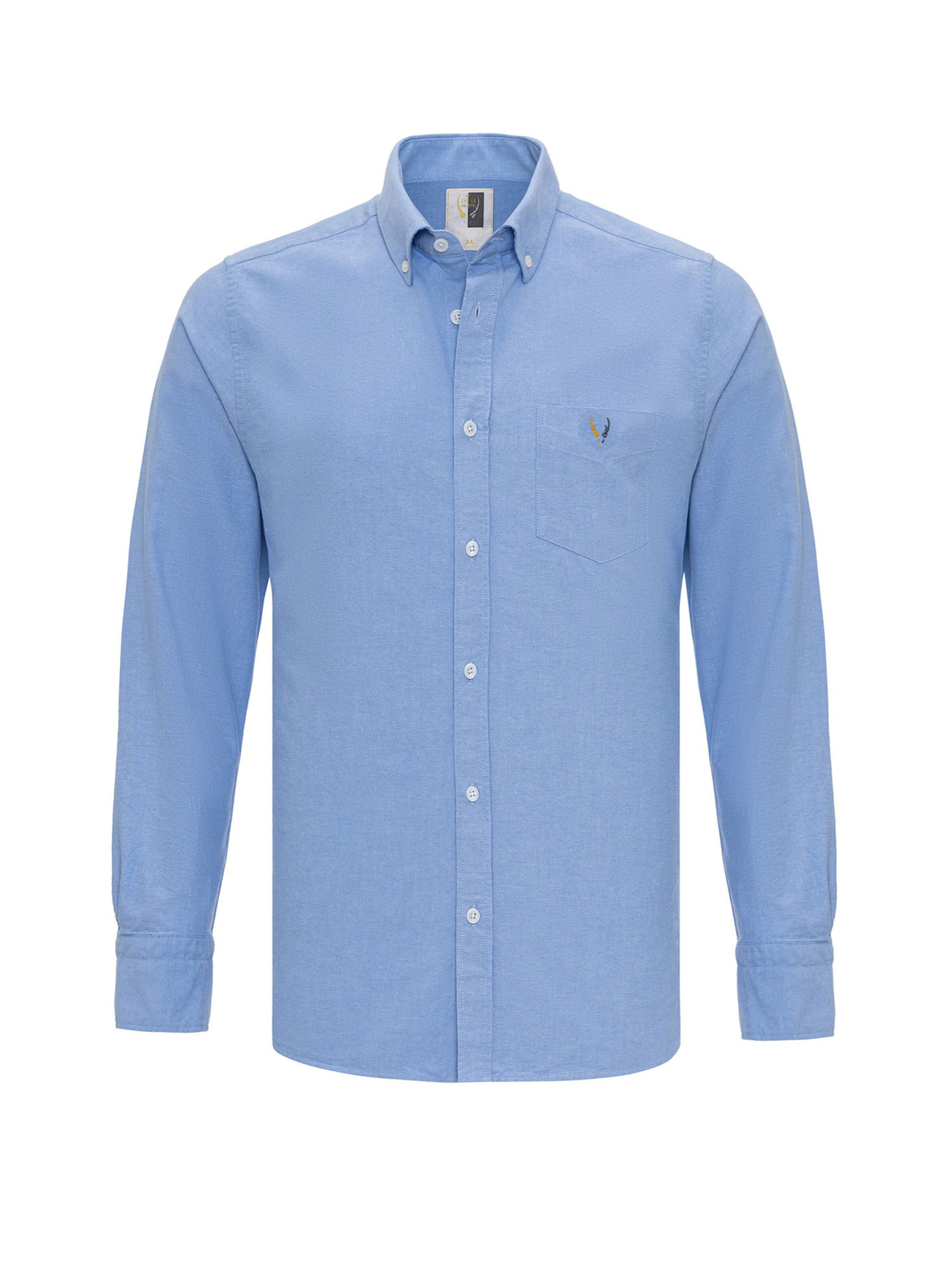 Coupe regular Chemise By Diess Collection en bleu : devant