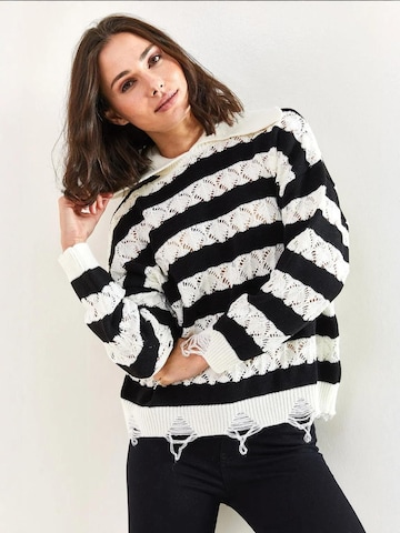 Pullover di Bianco Lucci in bianco: frontale