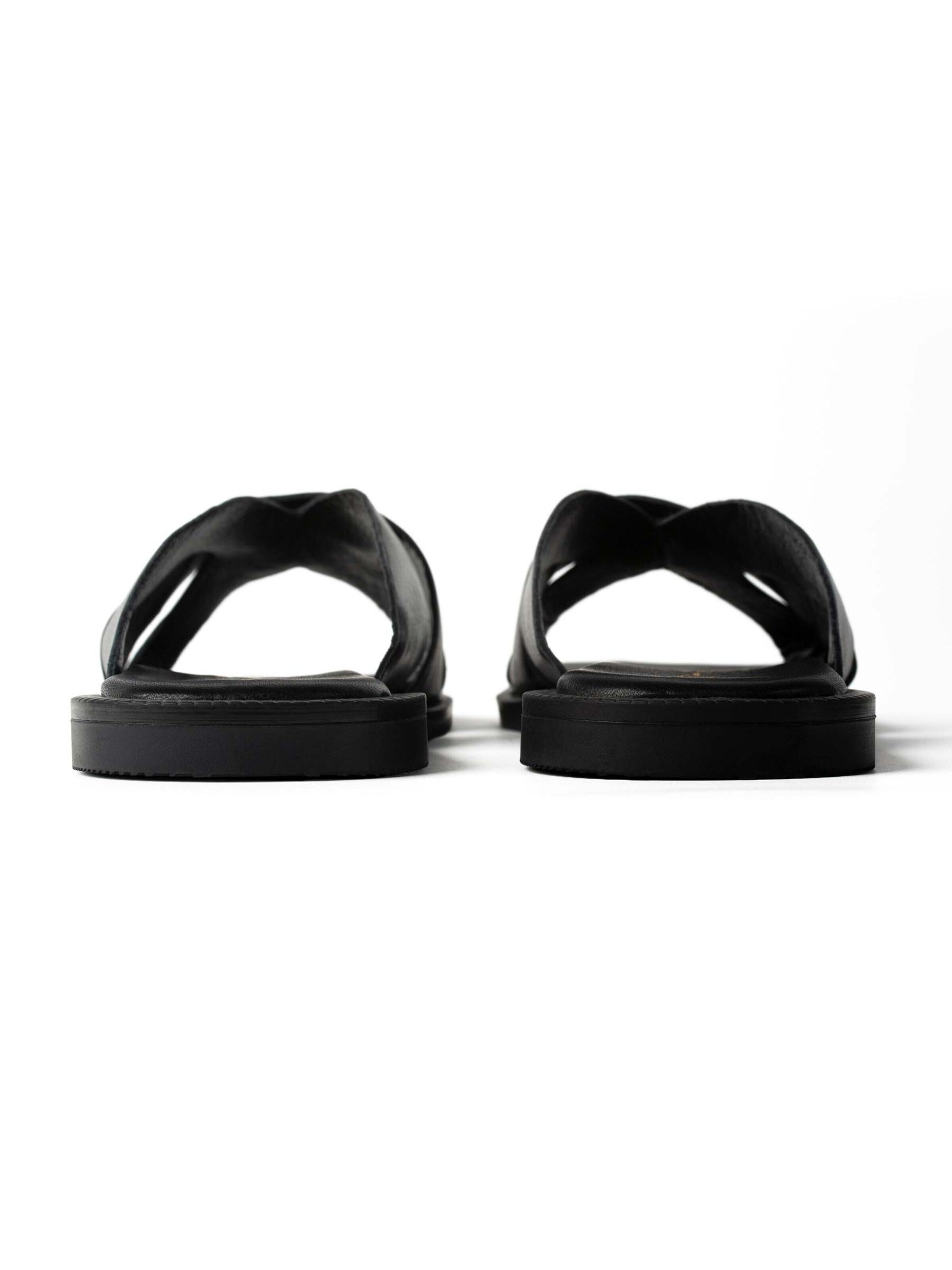 L37 HANDMADE SHOESSlip On cipele 'UNDER THE LIGHTS' - crna boja
