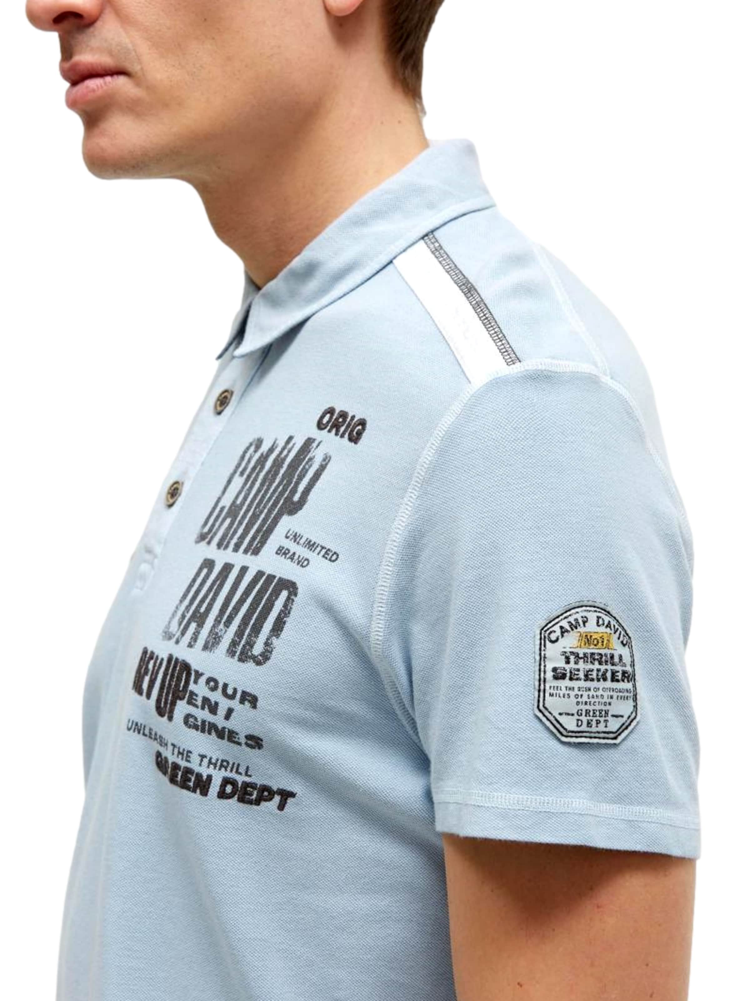 CAMP DAVID Shirt 'Dune Crusher' in Blue