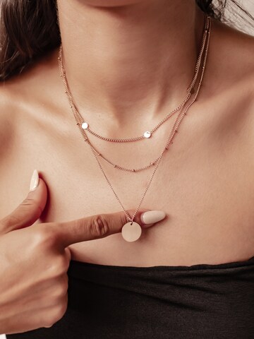 Hey Happiness Necklace 'Circle Duo' in Gold