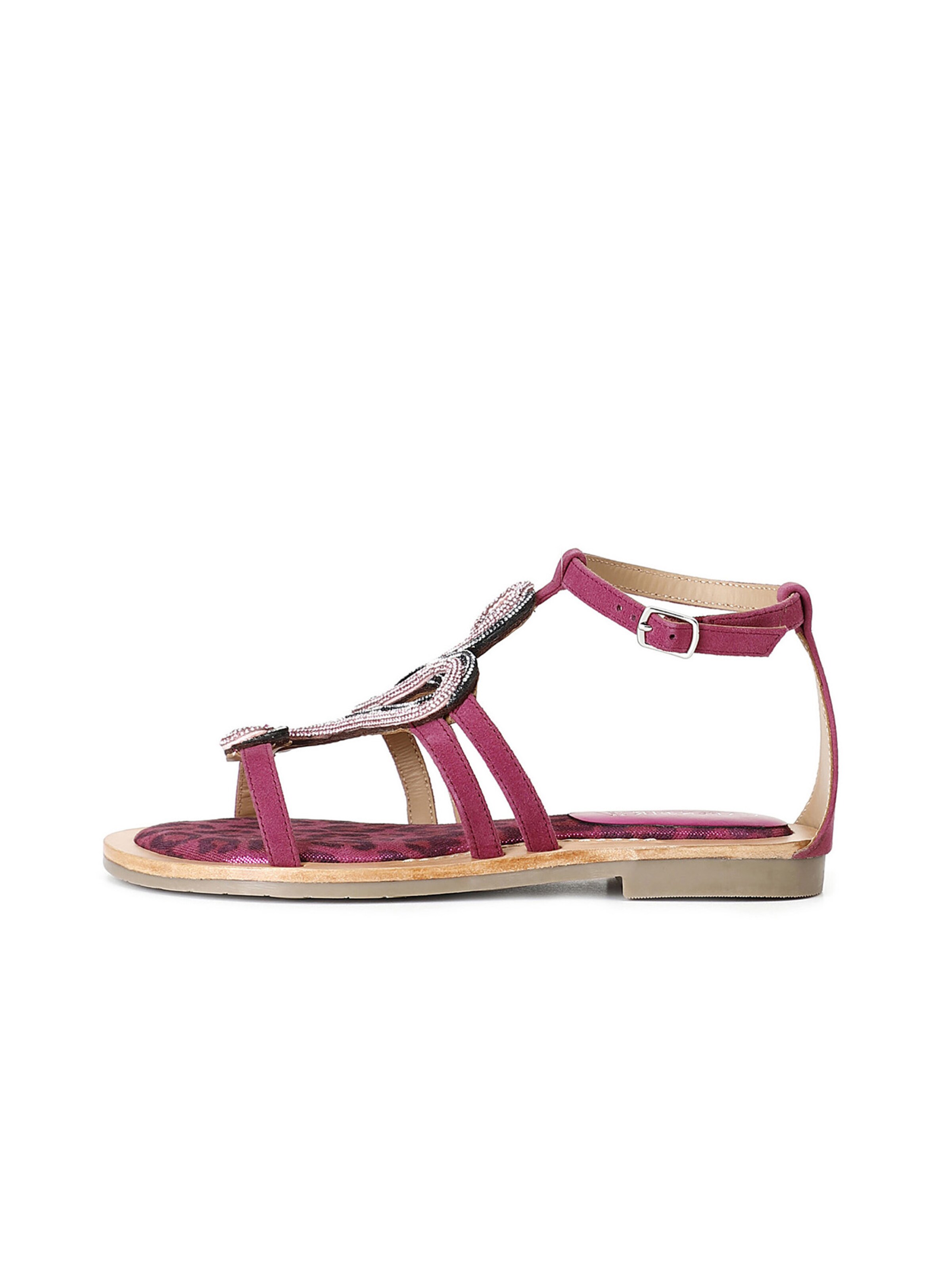 Sandalo di CAFè NOIR in rosa: frontale