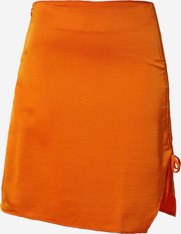 SOMETHINGNEW Rok 'Yvonne' in Oranje: voorkant