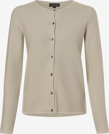 Franco Callegari Knit Cardigan in Beige: front