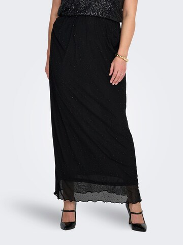 Gonna 'CARLoura' di ONLY Carmakoma in nero: frontale