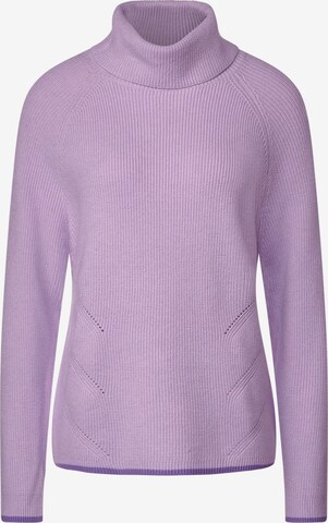 STREET ONE Sweater in Purple: front