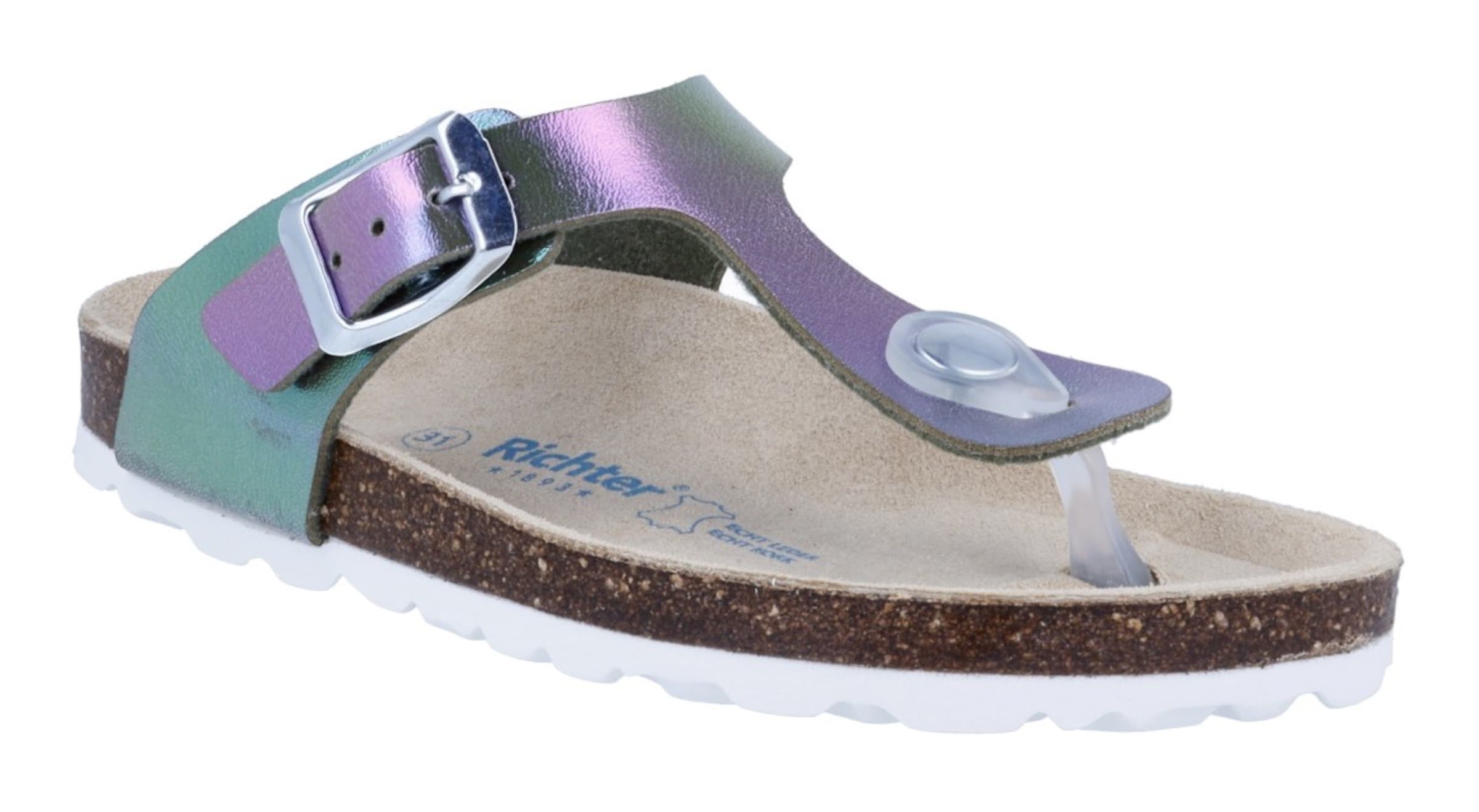 Richter Schuhe Sandals in Green: front