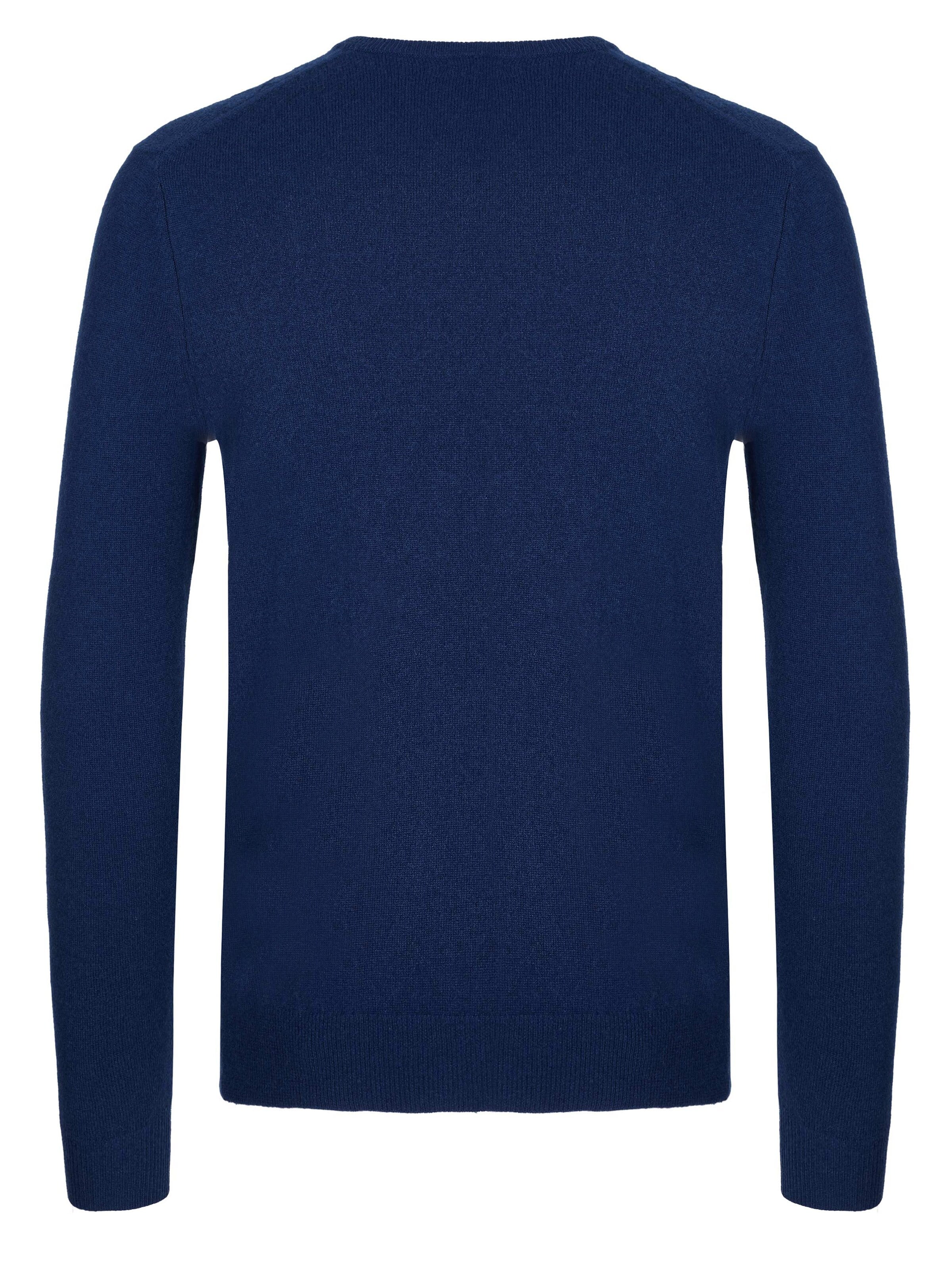 Malo Pullover 'Malo Optimum Kaschmir Pullover dunkelblau'‌‌‌‌‌‌ in Blau