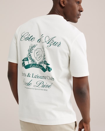 Maglietta 'Côte d'Azur' di WE Fashion in bianco