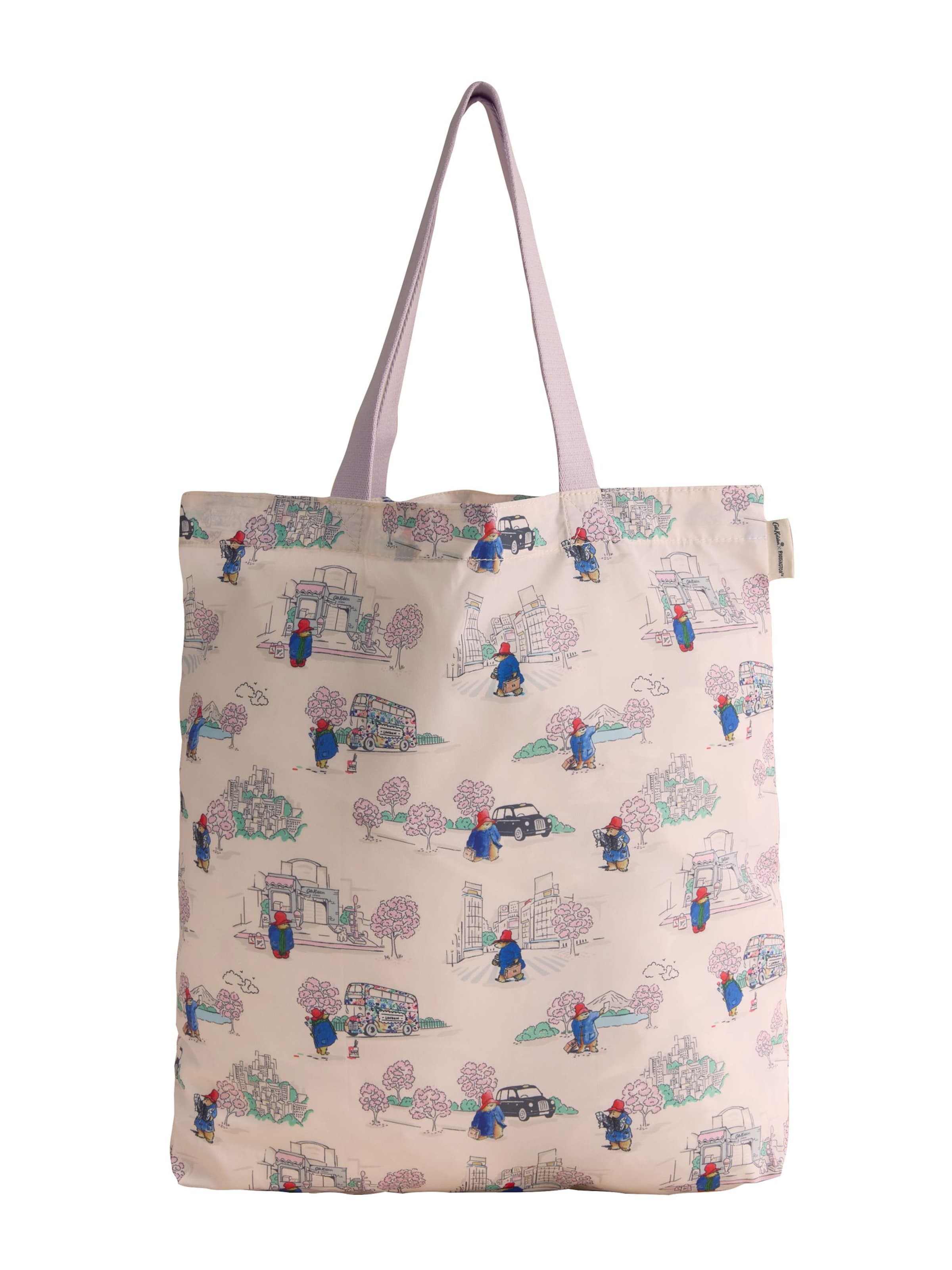 Cath Kidston - Shopper 'Paddington Around The World Foldaway' em bege: frente