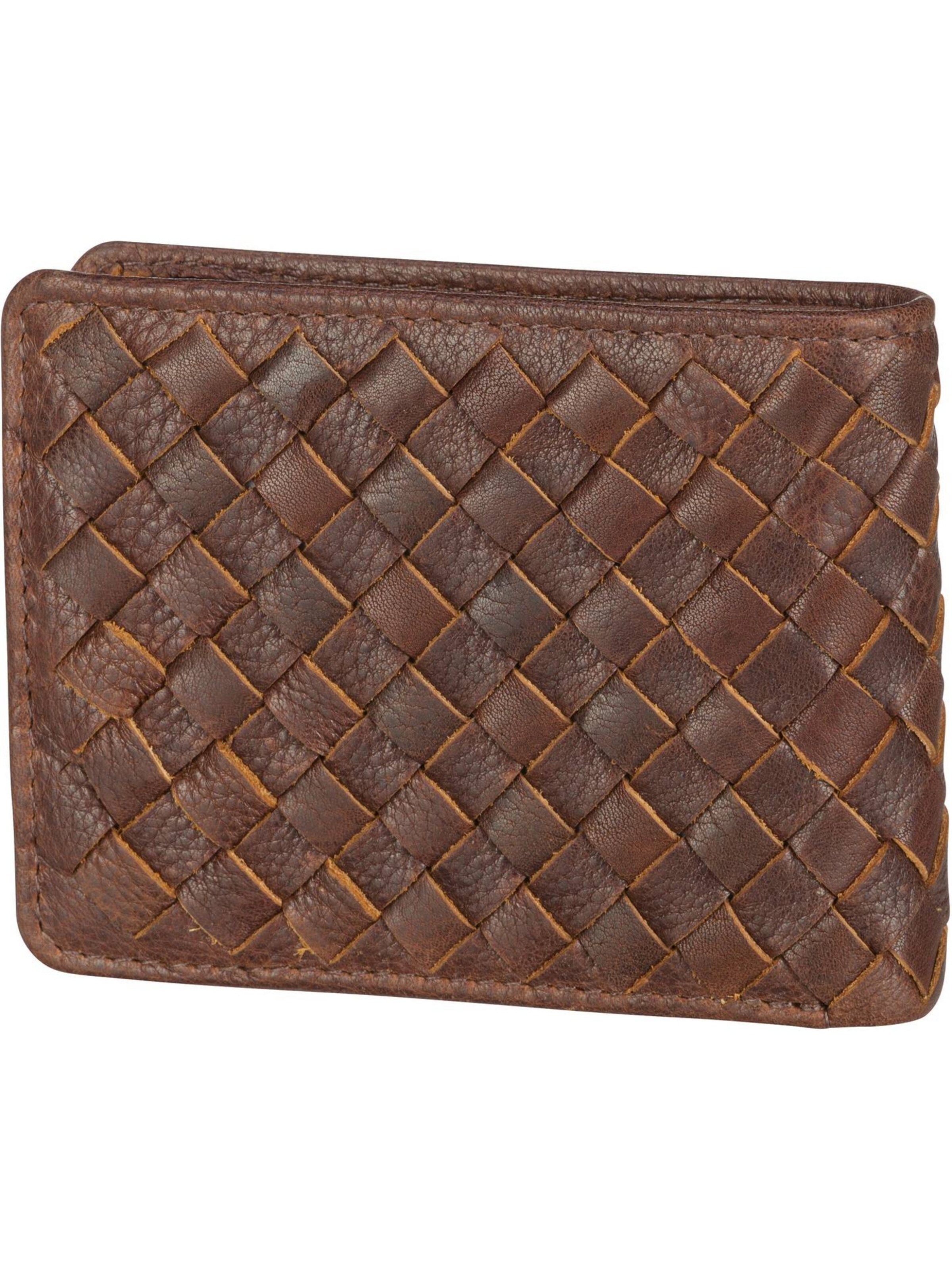 bugatti Wallet 'Woven' in Brown