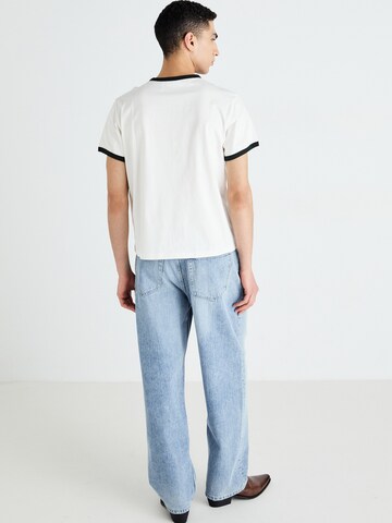 WEEKDAY Wide Leg Jeans 'Galaxy Hanson' in Blau