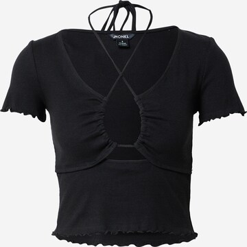 Monki Shirt in Black: front