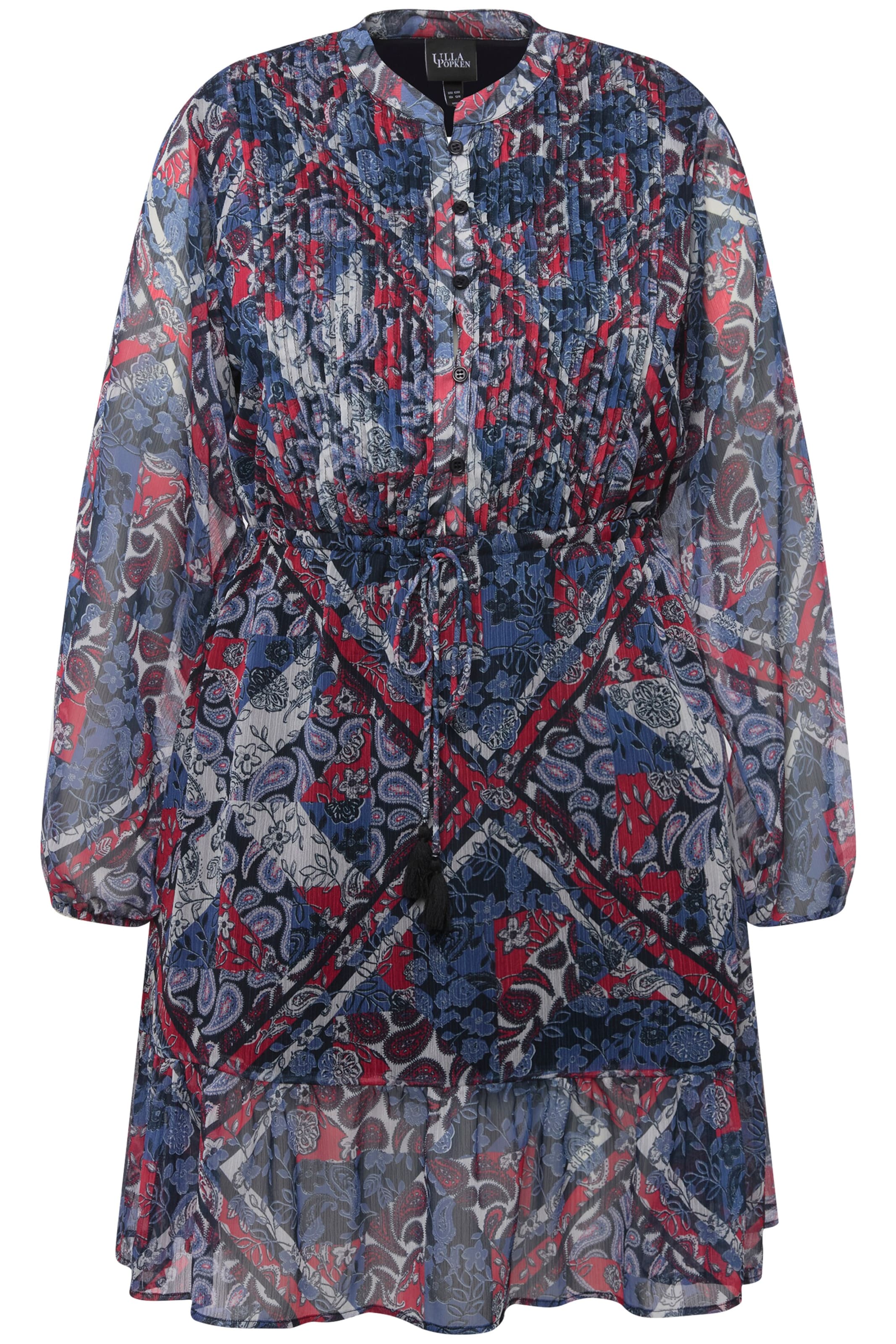 Ulla Popken Kleid in Blau: Vorderseite