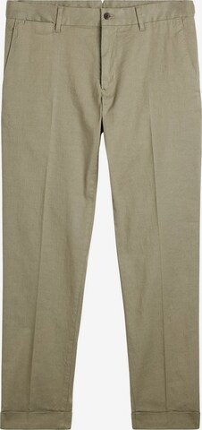 J.Lindeberg Regular Trousers with creases in Green: front