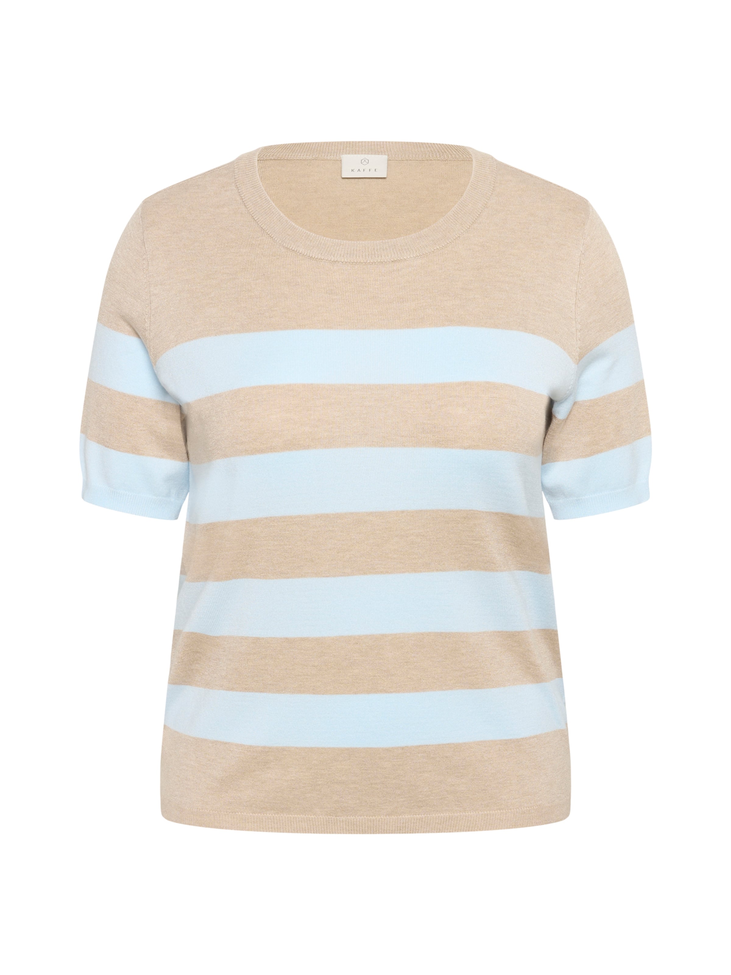 Pullover 'KCLizzy' di KAFFE CURVE in beige: frontale