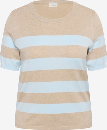 Pull-over 'KCLizzy' KAFFE CURVE en beige : devant