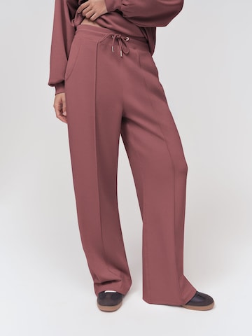 Osia Wide Leg Bukser i pink: forside