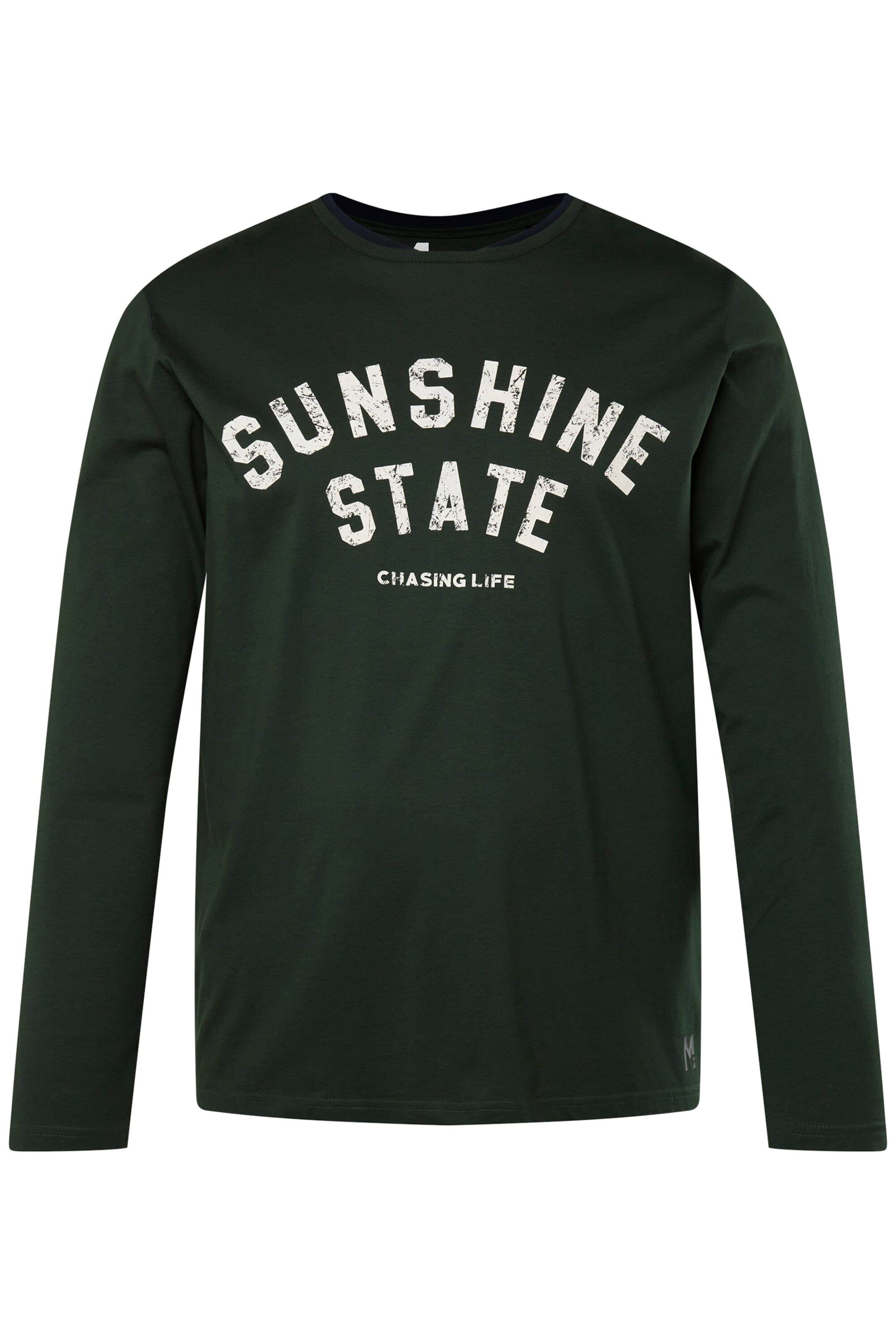 Men Plus T-Shirt in Schwarz: Vorderseite