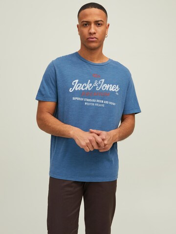 JACK & JONES Shirt 'CARLYLE' in Blue: front