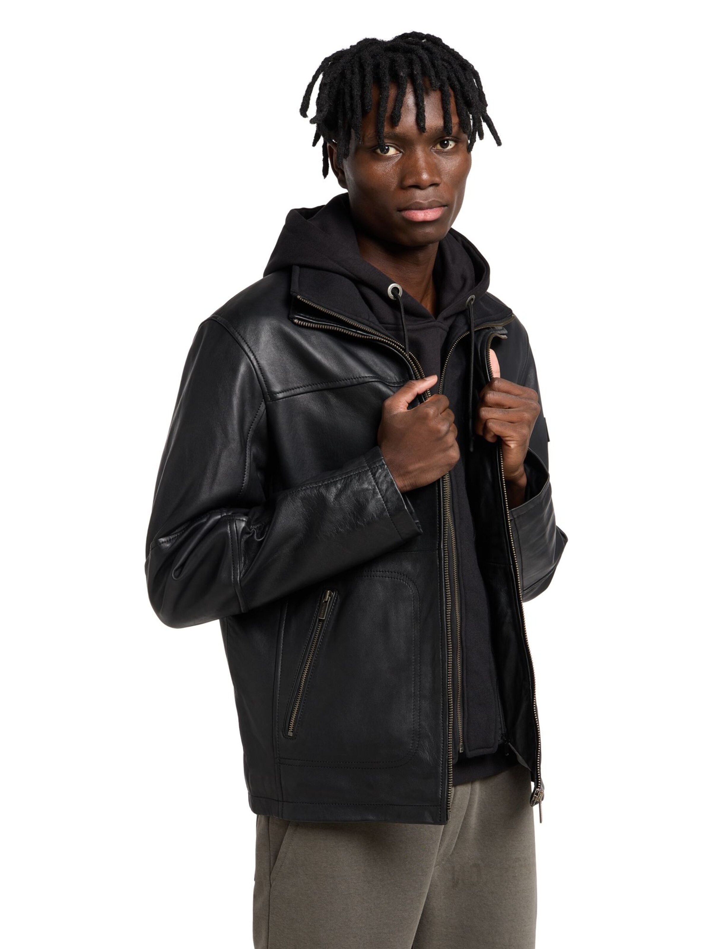 Bruno Banani Tussenjas 'KLAAS' in Zwart