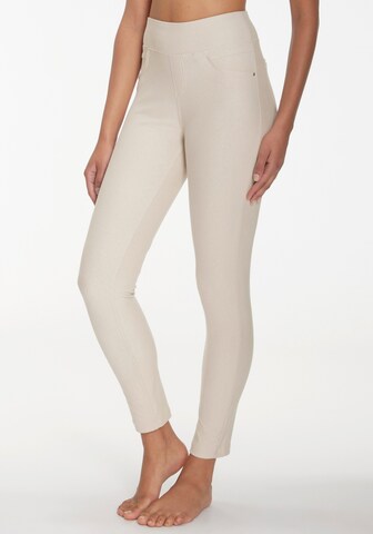 H.I.S Skinny Leggings in Beige: front