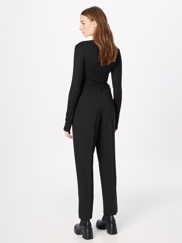 Samsøe Samsøe Regular Trousers with creases 'MAYA' in Black