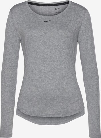 NIKE Funktionsshirt 'One' in Grau: predná strana