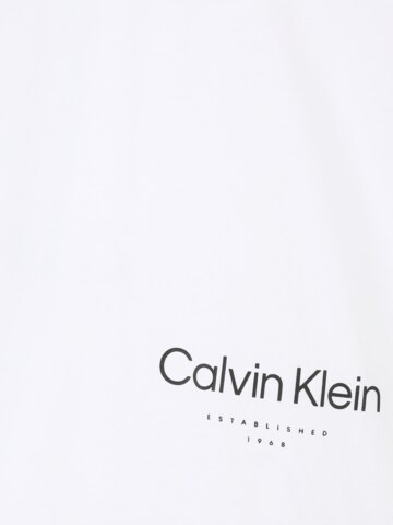 Calvin Klein Big & Tall Tričko – bílá